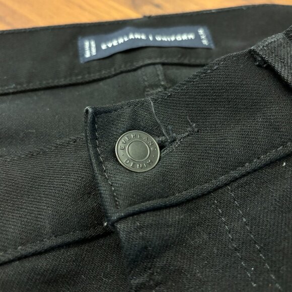Everlane Black Uniform Stretch Organic Denim Size 34x32 - Picture 6 of 6